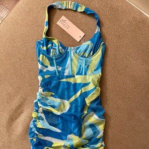 Oh Polly corset and mesh dress (brand new)